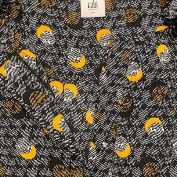 CAbi Eclipse Moon Long Sleeve Blouse - Picture 13 of 16